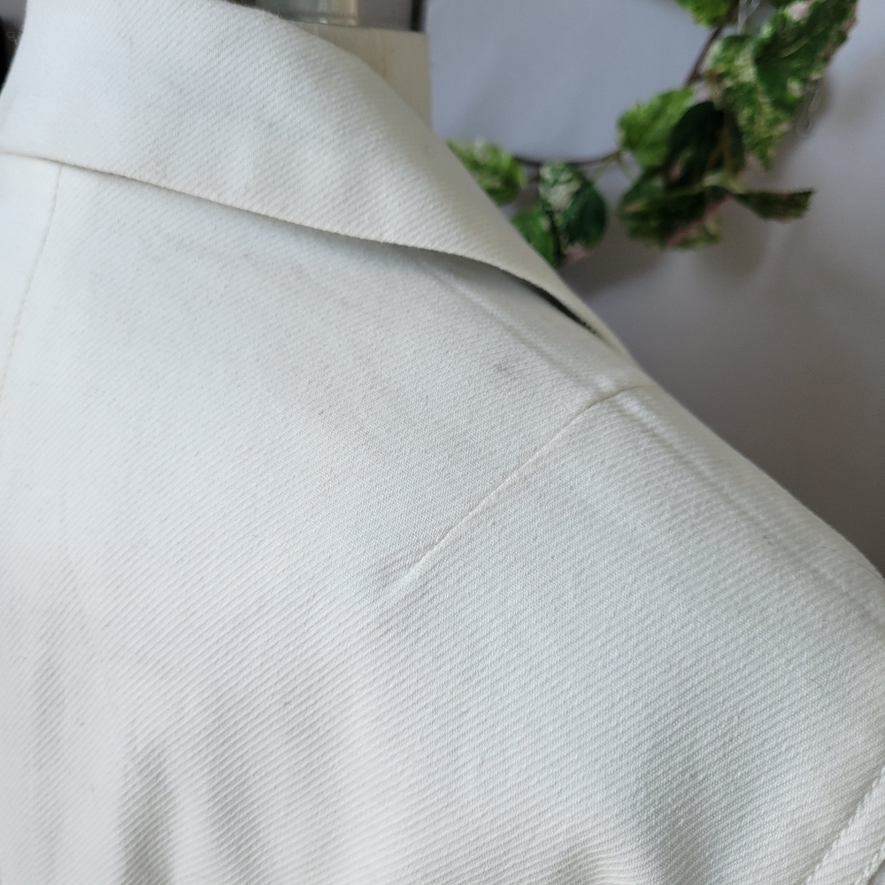 Anthropologie Neve Utility Button Front Jacket Ivroy 6 - Picture 14 of 17